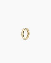 14K Gold Lou Helium Single Huggie