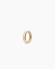 14K Gold Lou Helium Single Huggie