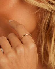 14K Gold Lou Helium Ring