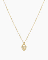 Diamond Bond Lock Necklace