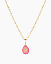 Power Gemstone Parker Charm Necklace Love