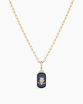 Power Gemstone Parker Charm Necklace Wisdom
