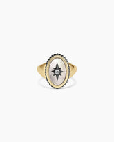 Vintage Burst Coin Ring