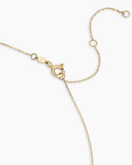 Diamond Bond Interlocking Rose Necklace