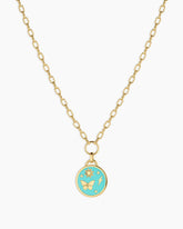 Lightning Strikes Coin Necklace