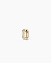 Diamond Checkered Mini Single Huggie