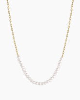 Finley Pearl Row Necklace