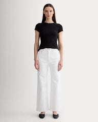 The Cozy Rib Tee | Black