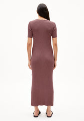 Elainaas Gmt Dye Kleid | Dark Berry