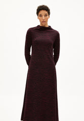 Dailimaa Zebraraa Kleid | Dark Cranberry