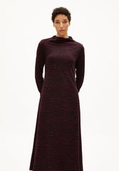 Dailimaa Zebraraa Kleid | Dark Cranberry