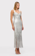 The Metallic Alba Gown