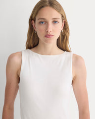 Tissue Boatneck Tank | Bone