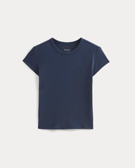 Retrosoft Cotton Crew | Navy