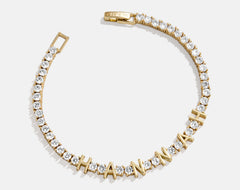 Custom Tennis Bracelet - Gold/Pavé