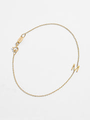 Maya Brenner Mini Letter Bracelet