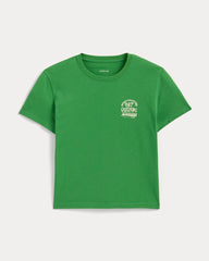 The Everlane X Parks Project Box-Cut Tee | Green / Natural