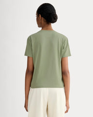The Box-Cut Tee In Essential Cotton | Sagebrush | No Pocket