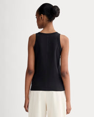 The Tank In Essential Cotton | Black