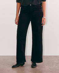 The Mid-Way Pant In Corduroy | Black