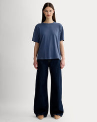 The Boyfriend Tee In Essential Cotton | Navy