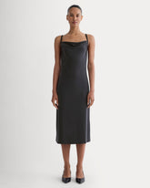 The Tank Midi Dress In Butterknit | Black