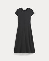 Midi Tee Dress In Butterknit | Black