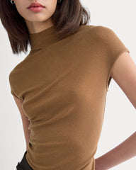 Twist Top In Butterluxe | Toffee