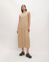 The Tencel™ V-Neck Dress | Cornstalk
