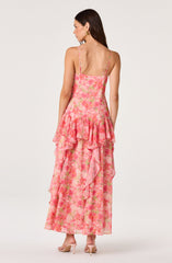 Livia Floral Ruffle Maxi Dress