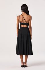 Nola One-Shoulder Knit Midi Dress