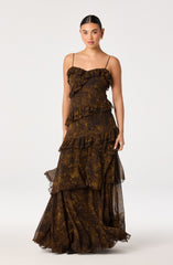 Journee Tiered Maxi Dress