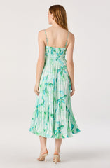 Maeve Pleated Midi Dress