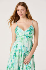 Maeve Pleated Midi Dress