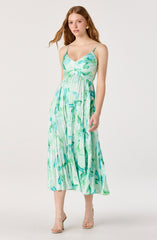 Maeve Pleated Midi Dress