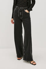 Angeleno Wide Leg - Ash Black