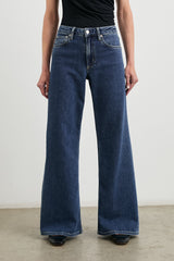Angeleno Wide Leg - Pebble Blue