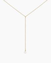 Pearl Lariat Necklace