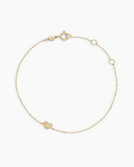 Diamond Vintage Heart Bracelet