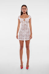 Aurora Mini Dress | Cream