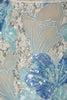 Bronx and Banco Strapless Blue Floral Mini Dress