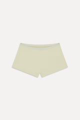 Caster Terry Cheeky Boy Shorts - Lemon