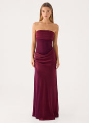 Charmaine Maxi Dress - Deep Maroon