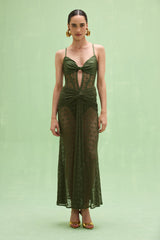 Sirena Mesh Maxi Dress