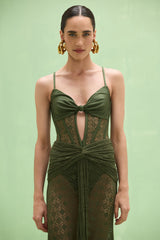 Sirena Mesh Maxi Dress