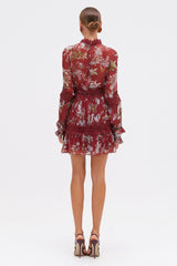 Delicata Flutter Mini Dress
