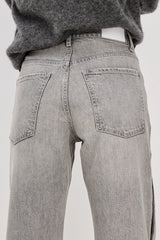 Del Mar Boyfriend - Stone Grey Studded