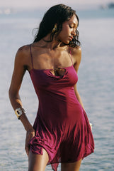 Fiora Irregular Purple Dress