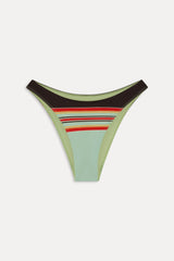 Dove Striped Bikini Bottom - Desert Dusk