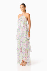 Mirabelle Cocktail Maxi Dress in Floral